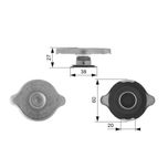 Gates Radiator Cap RC114