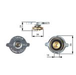 Gates Radiator Cap RC115