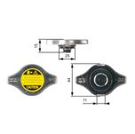 Gates Radiator Cap RC127
