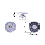 Gates Radiator Cap RC135