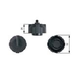 Gates Radiator Cap RC213