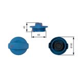 Gates Radiator Cap RC237