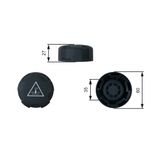 Gates Radiator Cap RC247