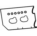 BGA Rocker Cover Gasket Left RK4387