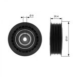 Gates Aux Belt Tensioner T36000