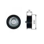 Gates Aux Belt Idler Pulley T36473