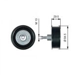 Gates Aux Belt Idler Pulley T36536