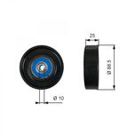 Gates Aux Belt Idler Pulley T36605