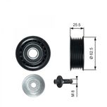 Gates Aux Belt Idler Pulley T36736