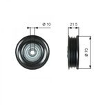 Gates Aux Belt Idler Pulley T36747