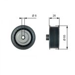 Gates Aux Belt Idler Pulley T36776