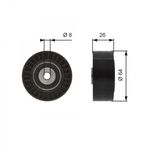 Gates Aux Belt Idler Pulley T38094