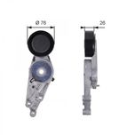 Gates Aux Belt Tensioner T38151