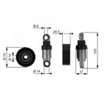 Gates Aux Belt Tensioner T38242