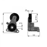 Gates Aux Belt Tensioner T38437
