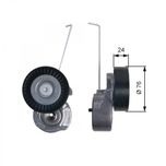 Gates Aux Belt Tensioner T38495