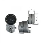 Gates Aux Belt Tensioner T38680