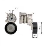 Gates Aux Belt Tensioner T39115