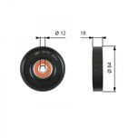 Gates Aux Belt Tensioner T39177