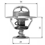 Gates Coolant Thermostat TH04277