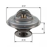 Gates Coolant Thermostat TH11687G1