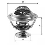 Gates Coolant Thermostat TH12283G1