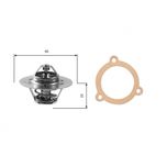 Gates Coolant Thermostat TH12480G1