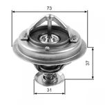 Gates Coolant Thermostat TH24582G1