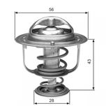 Gates Coolant Thermostat TH31271G1