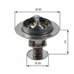 Gates Coolant Thermostat TH34882G1