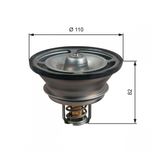 Gates Coolant Thermostat TH51482G1