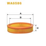 Wix Filters Air Filter WA6586