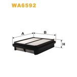 Wix Filters Air Filter WA6592