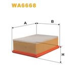 Wix Filters Air Filter WA6668