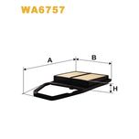 Wix Filters Air Filter WA6757