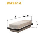 Wix Filters Air Filter WA9414
