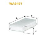 Wix Filters Air Filter WA9497