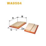 Wix Filters Air Filter WA9504