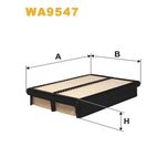 Wix Filters Air Filter WA9547