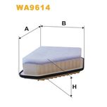 Wix Filters Air Filter WA9614