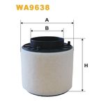 Wix Filters Air Filter WA9638