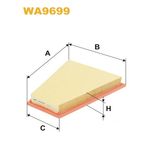 Wix Filters Air Filter WA9699