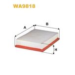 Wix Filters Air Filter WA9818