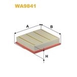 Wix Filters Air Filter WA9841