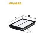 Wix Filters Air Filter WA9882