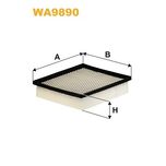 Wix Filters Air Filter WA9890