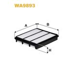 Wix Filters Air Filter WA9893