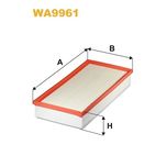Wix Filters Air Filter WA9961