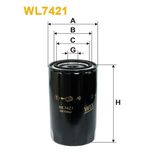Wix Filters Oil Filter WL7421