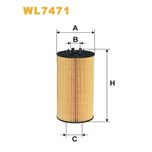 Wix Filters Oil Filter WL7471